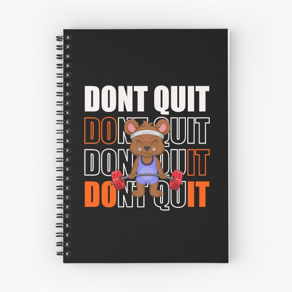 Item preview, Fitness Shirt - DONT QUIT designed and sold by strokli.