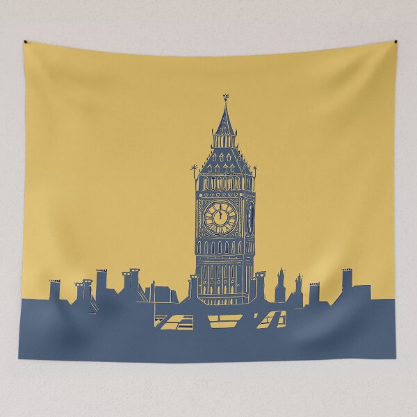Artikelvorschau, Big Ben und Londoner Skyline entworfen und verkauft von Maddy Bennett.