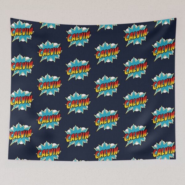 Item preview, Boys Calvin Name Comic Book Superhero designed and sold by Rixta82.