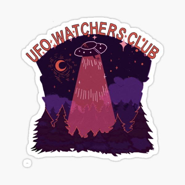 UFO watchers club Sticker