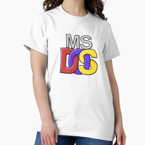 Item preview, MS-DOS Logo designed and sold by Pixel Prophecy's Glitch Emporium.