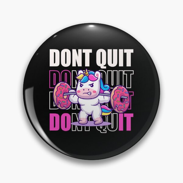 Item preview, Fitness Shirt - DONT QUIT designed and sold by strokli.