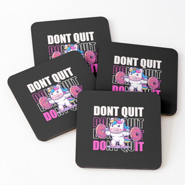 Item preview, Fitness Shirt - DONT QUIT designed and sold by strokli.