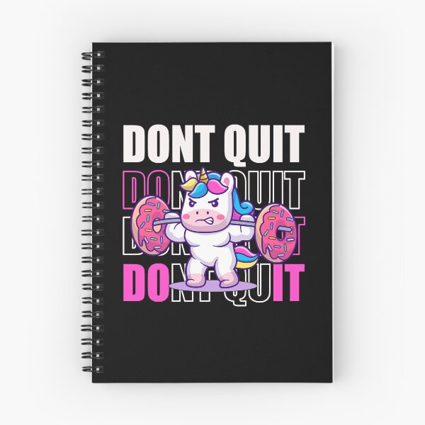 Item preview, Fitness Shirt - DONT QUIT designed and sold by strokli.