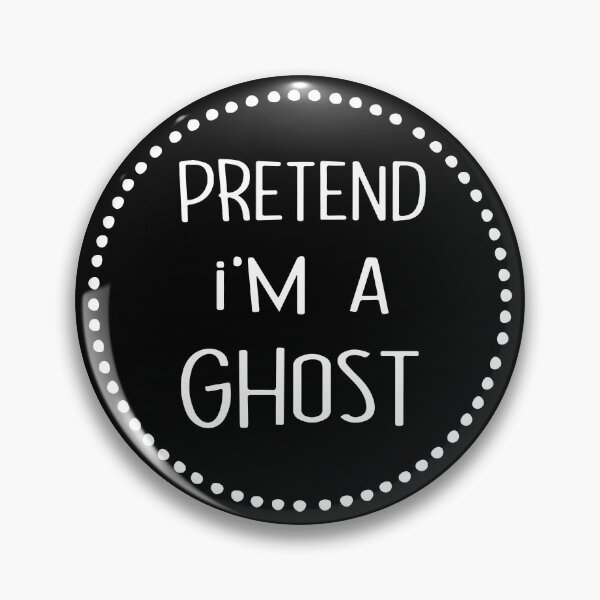 Artikelvorschau, Tu so, als wäre ich ein fauler Geister-Halloween-Kostüm in Schwarz entworfen und verkauft von Nepaz-Designs.