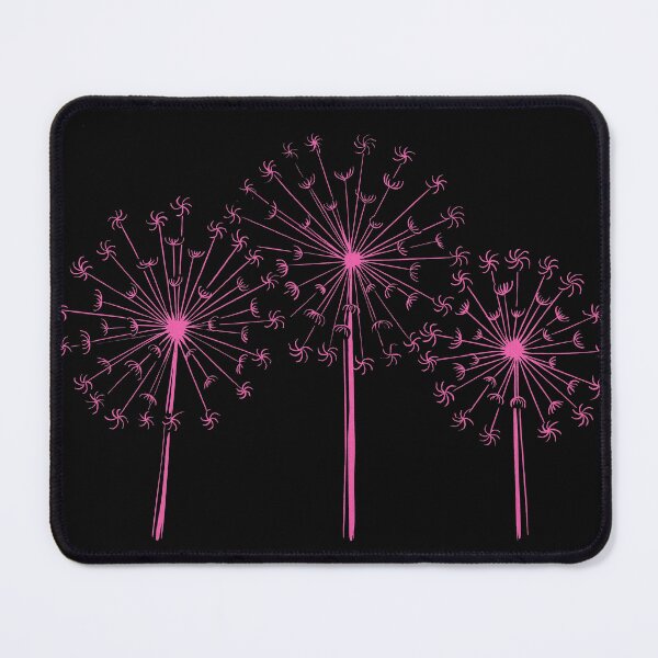 Item preview, Pink Dandelions Linocut print designed and sold by Maddy Bennett.