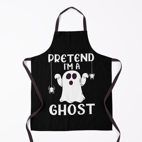Item preview, Pretend I'm a Ghost Lazy Halloween Costume Black designed and sold by Nepaz-Designs.