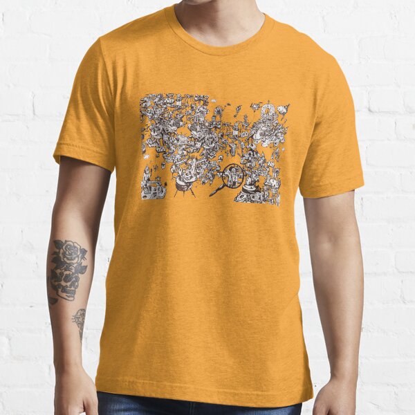 inky_sky_maze_t1 Essential T-Shirt