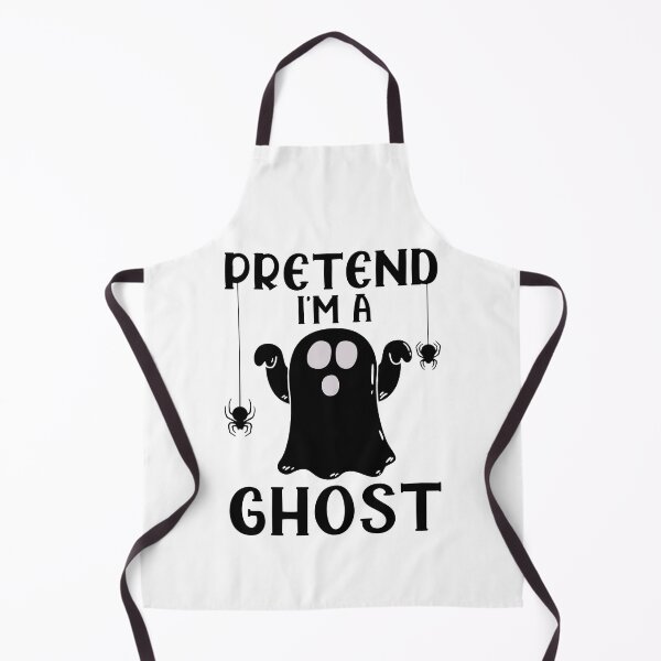 Item preview, Pretend I'm a Ghost Lazy Halloween Costume White designed and sold by Nepaz-Designs.