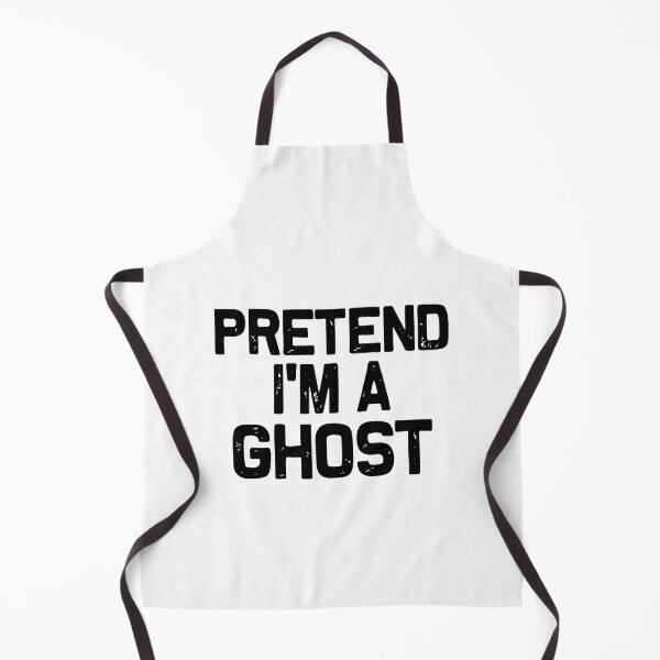 Item preview, Pretend I'm a Ghost Lazy Halloween Costume White designed and sold by Nepaz-Designs.