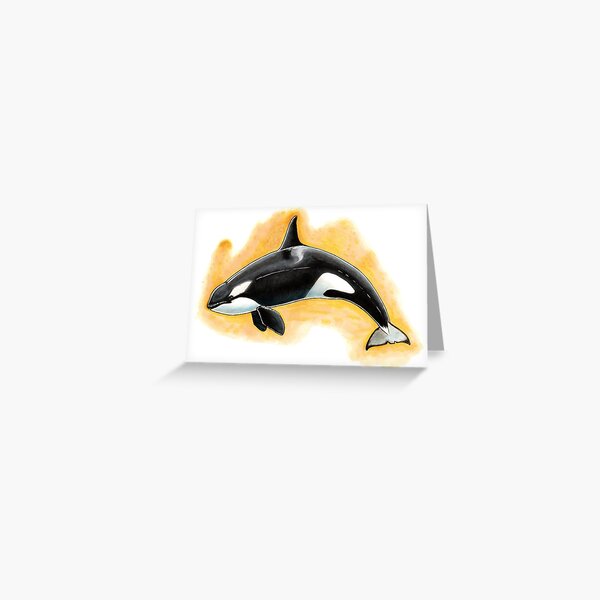 CorkyII - Draw Every Captive Orca Project nr. 1 Greeting Card