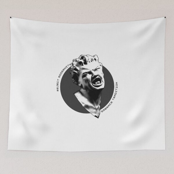 Item preview, Reject Modernity - Embrace Tradition - Greek Statue Vaporwave designed and sold by PVSKI.