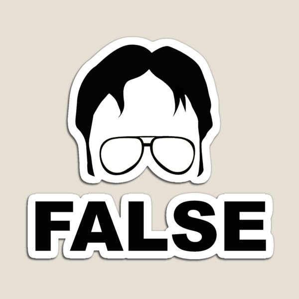 Item preview, Dwight Schrute Falsch designed and sold by barrelroll1.