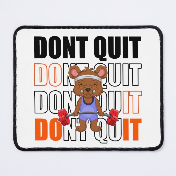 Item preview, Fitness Shirt - DONT QUIT designed and sold by strokli.