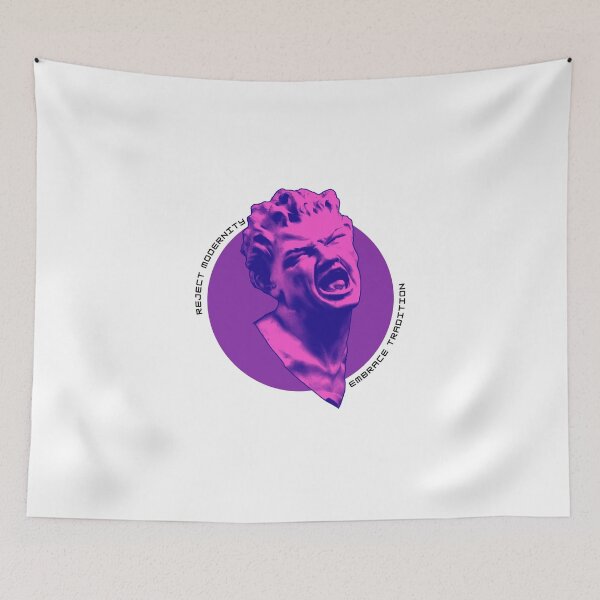 Item preview, Reject Modernity - Embrace Tradition - Greek Statue Vaporwave designed and sold by PVSKI.