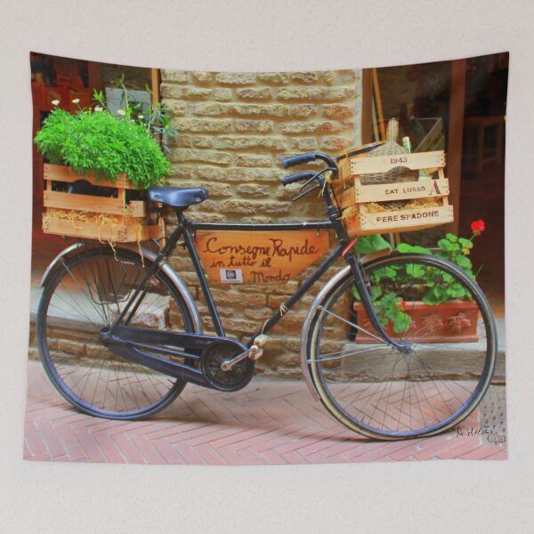 Item preview, Old bicycle in Tuscany designed and sold by AHELENE.