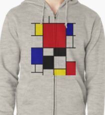 Mondrian Zipped Hoodie