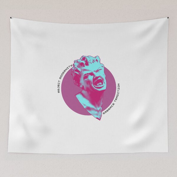 Item preview, Reject Modernity - Embrace Tradition - Greek Statue Vaporwave designed and sold by PVSKI.