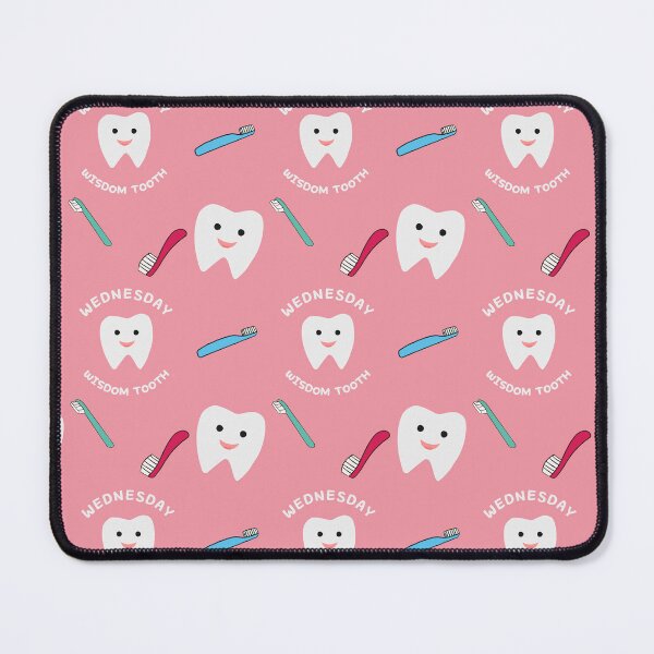 Item preview, Wednesday Wisdom Tooth Pattern - Pink designed and sold by usernamenaijan.