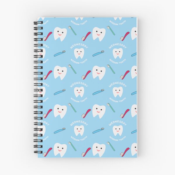 Item preview, Wednesday Wisdom Tooth Pattern - Blue designed and sold by usernamenaijan.