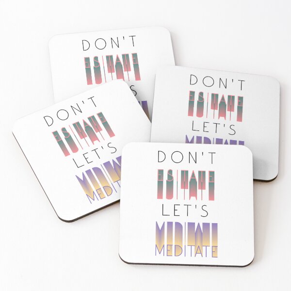 Item preview, Don't esitate let's meditate designed and sold by Aion-design.
