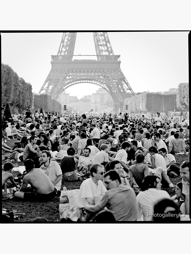 "The celebration of the " Bastille day" near Eiffel Tower In Paris