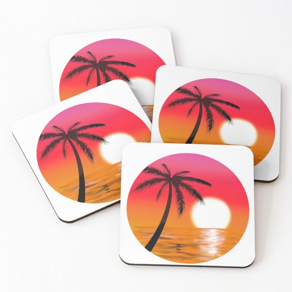 Item preview, Palm tree sunset designed and sold by PatrickReidPro.