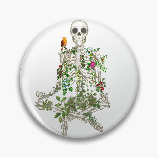 Item preview, MEDITATING SKELETON – YOGA SKELETON MEDITATING - NAMASTE designed and sold by Danicus666.