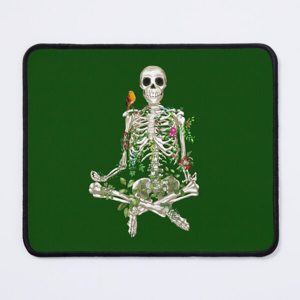 Item preview, MEDITATING SKELETON – YOGA SKELETON MEDITATING - NAMASTE designed and sold by Danicus666.
