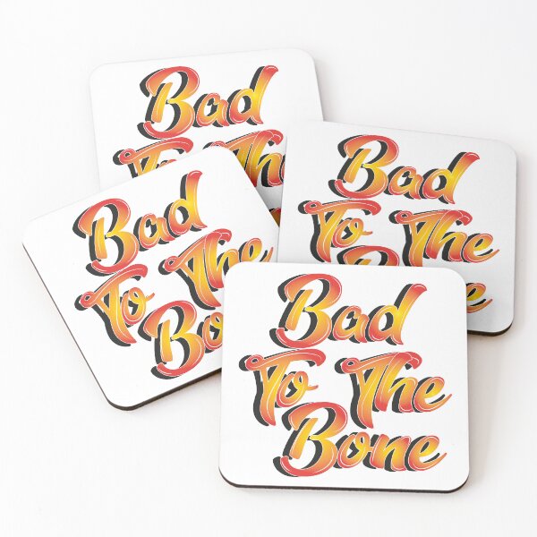 Item preview, Bad To The Bone Typography Design designed and sold by urbanbuzzz.