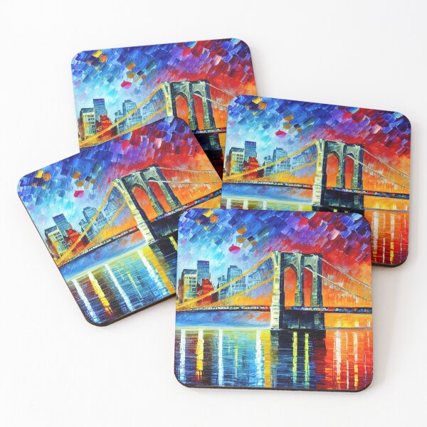 Item preview, The Brooklyn bridge at Night designed and sold by AM FineArtPrints.