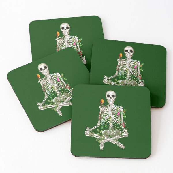 Item preview, MEDITATING SKELETON – YOGA SKELETON MEDITATING - NAMASTE designed and sold by Danicus666.