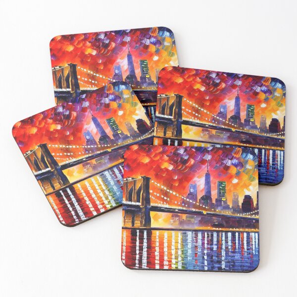 Item preview, The Brooklyn bridge at Night designed and sold by AM FineArtPrints.