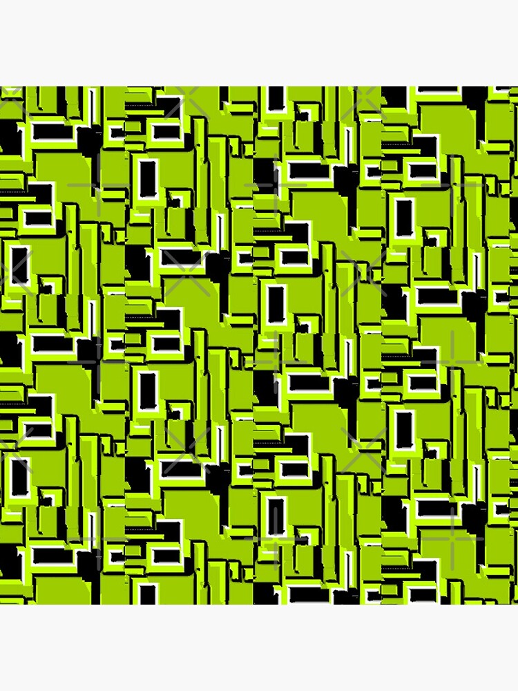 Thumbnail 4 of 4, Pillow, BLACK AND GREEN ATOMIC GREEN DREAM DESIGN 1950S- 1960S VINTAGE DESIGN FOR A REVAMPED DECORATIVE HOME designed and sold by ozcushionstoo.