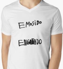 Emosido Engañado Men's V-Neck T-Shirt
