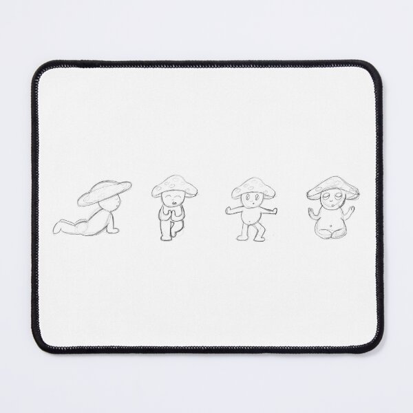 Item preview, Yogi Mushrooms sketch  designed and sold by Redheadshiitake.