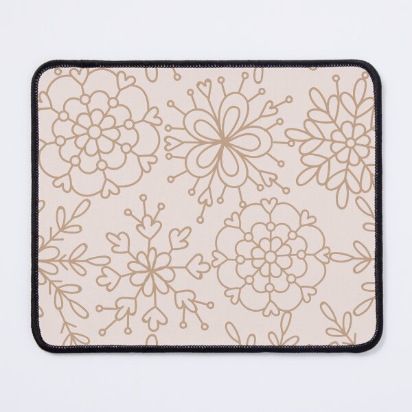 Item preview, Boho Gold Snowflake Christmas Pattern designed and sold by HastyHouse.