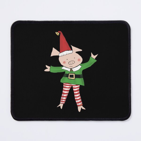 Item preview, Christmas elf, elf costume wearing cute pig. Merry Christmas! designed and sold by PiggingJapan.
