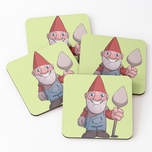 Item preview, Happy Garden Gnome with a Trowel designed and sold by PaperRain.