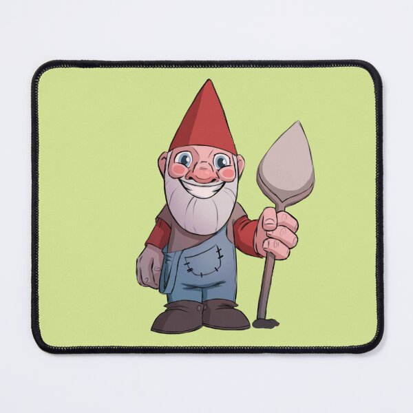 Item preview, Happy Garden Gnome with a Trowel designed and sold by PaperRain.