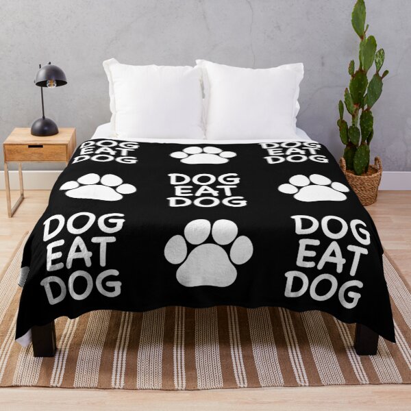 Item preview, Black and White Dog Eat Dog designed and sold by CoolYule.
