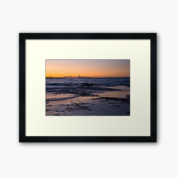 Currumbin Sunset Framed Art Print