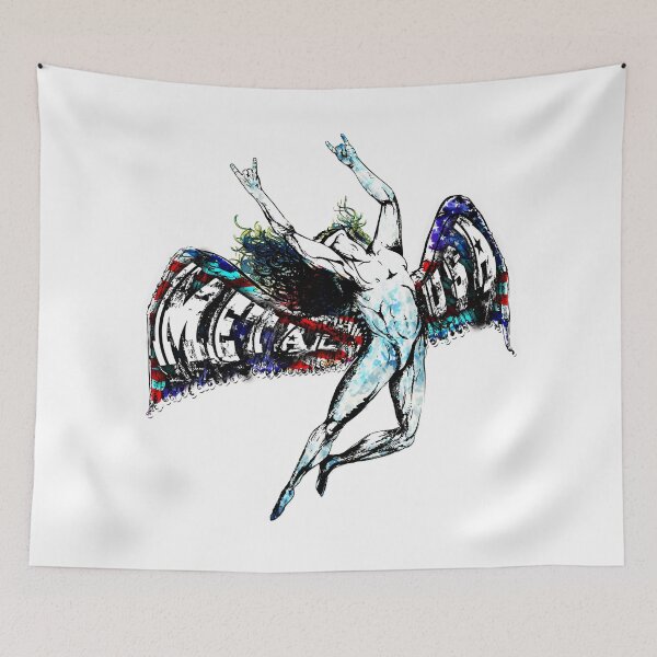 Item preview, ICARUS THROWS THE HORNS - metal usa grunge flag   *awesome UNLISTED designs in my portfolio* designed and sold by sleepingmurder.