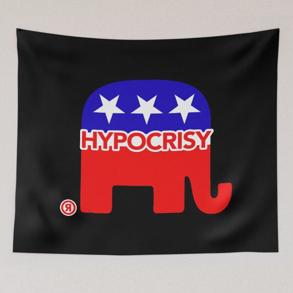 Item preview, Republican Hypocrisy Elephant 2.0 designed and sold by Thelittlelord.