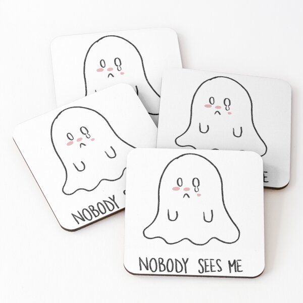 Item preview, Nobody sees me ghost designed and sold by Relatablecuties.