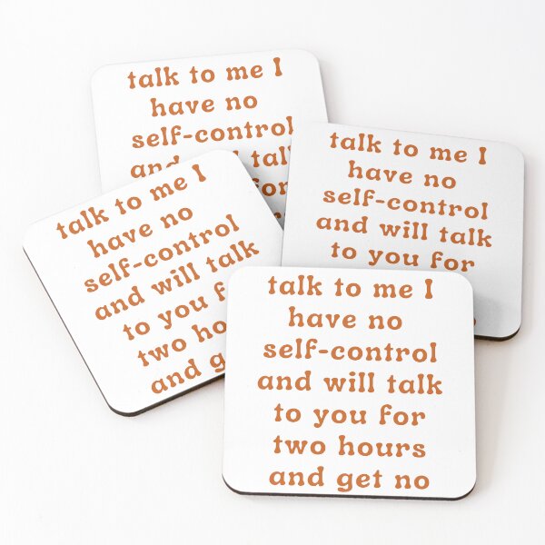 Item preview, Please don’t talk to me I have no self-control and will talk to you for two hours and get no work done designed and sold by khadijat297.