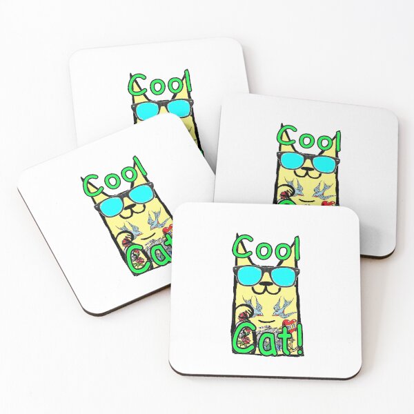 Item preview, Cool Hipster Cat tattoo Graffiti designed and sold by LowEndGraphics.