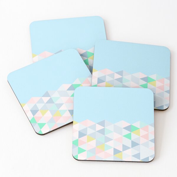 Item preview, Pastel Geometric (Blue) designed and sold by Blue-Banana.