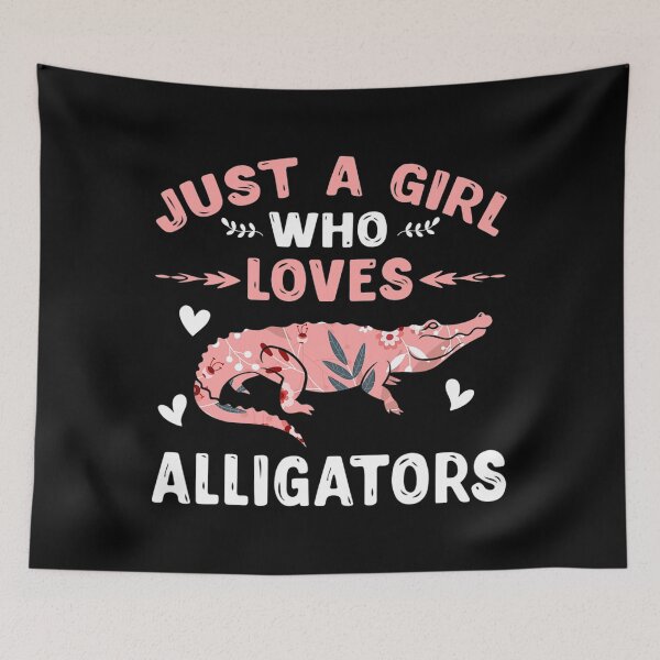 Item preview, Just A Girl Who Loves Alligators Annimal Lover Zookeeper designed and sold by palestep-father.