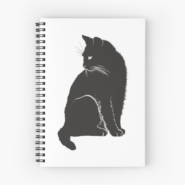 Item preview, cute black cat  designed and sold by DesignedByKenza.